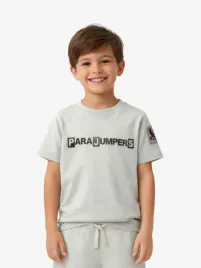 Parajumpers Kids Jongens T-shirt Iseo Fresh Grijs