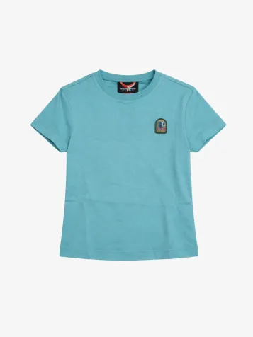 Jongens T-shirt Patch Aqua