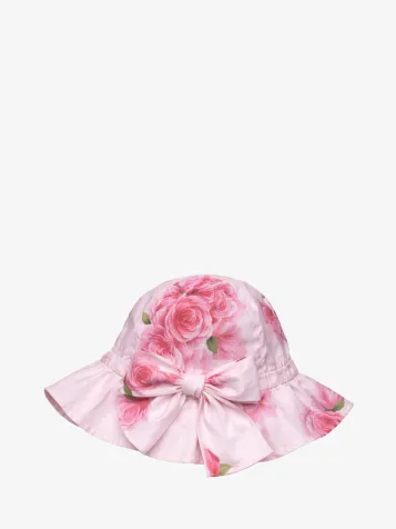 Meisjes Zonnehoed Pink Roses