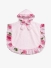 Phi Meisjes Poncho Pink Roses