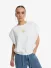 Refined Department Dames Top Jennely Sleeveless Oversized Sweat Off White