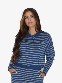 Reinders Dames Sweater Paloma Polo Navy Peony