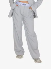 Reinders Dames Broek Indi Light Grijs Melange