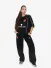 Reinders Dames T-shirt Lymee Baseball Zwart