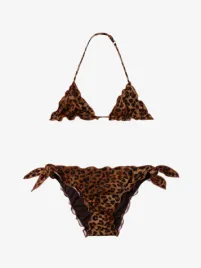 Mc2 Saint Barth Junior Meisjes Bikini Frou Frou Sand Leopard