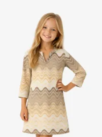 Mc2 Saint Barth Junior Meisjes Kaftan Rachel Sea Wave 