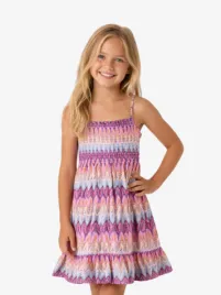 Mc2 Saint Barth Junior Meisjes Jurk Rachel Twist Pastel
