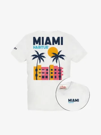 Jongens T-shirt Miami Postcard