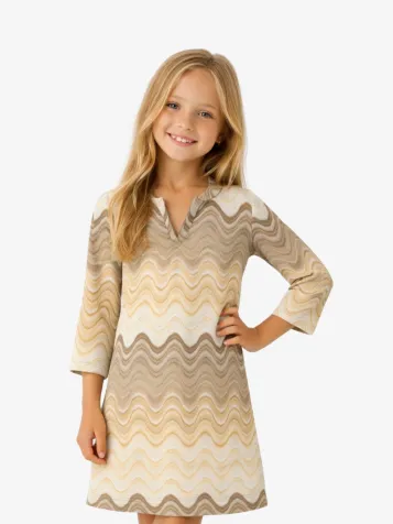 Meisjes Kaftan Rachel Sea Wave 