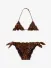 Mc2 Saint Barth Junior Meisjes Bikini Frou Frou Sand Leopard