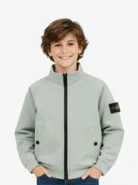 Stone Island Junior Jongens Soft Shell Jas Sage