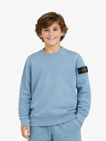 Jongens Sweater Acid Dust Blue