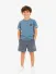 Stone Island Junior Jongens T-shirt Pique Powder Blauw