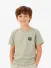 Stone Island Junior Jongens T-shirt Pearl Grijs