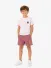 Stone Island Junior Jongens T-shirt Roze