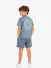 Stone Island Junior Jongens T-shirt Powder Blauw