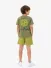Stone Island Junior Jongens T-shirt Olijf Groen