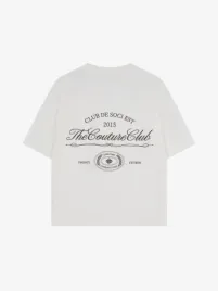 The Couture Club Pre Order Unisex T-shirt Club De Soci Graphic Off White