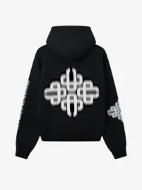 The Couture Club Pre Order Unisex Hoodie Motion Blurred Emblem Zwart
