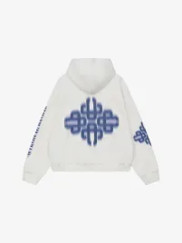 The Couture Club Unisex Hoodie Motion Blurred Emblem Navy