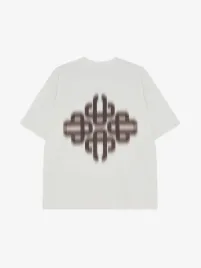 The Couture Club Unisex T-shirt Motion Blurred Emblem Off White