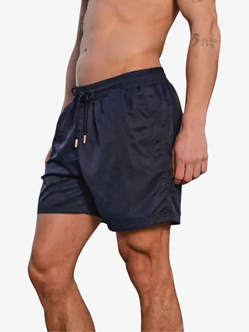 PRE ORDER Heren Zwembroek Emblem Water Reactive Navy