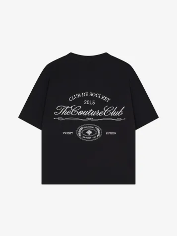 PRE ORDER Unisex T-shirt Club de Soci Graphic Zwart