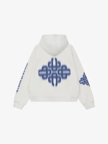 PRE ORDER Unisex Hoodie Motion Blurred Emblem Navy