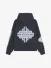 The Couture Club Unisex Hoodie Motion Blurred Emblem Charcoal
