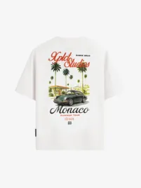 Xplct Heren T-shirt Monaco Off White