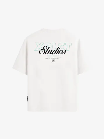 Heren T-shirt Destiny Off White