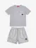 XPLCT Heren Set Zwembroek T-shirt Shadow Licht Grijs