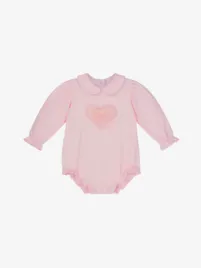 Adee Meisjes Baby Dulca Fur Heart Romper
