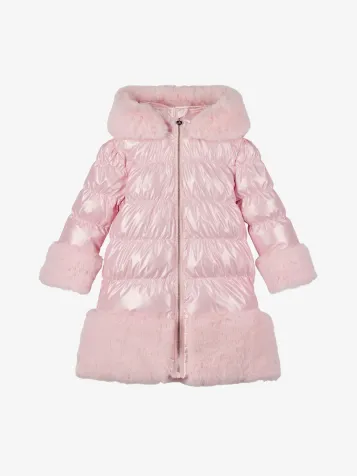 Meisjes Winterjas Aurora Pale Roze