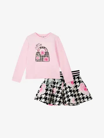 Meisjes Set Short Amy Pale Roze