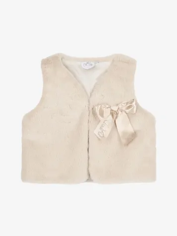 Meisjes Gilet Anna Stone Beige
