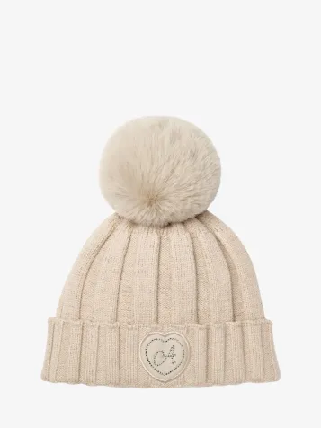 Meisjes Muts Bobbie Stone Beige