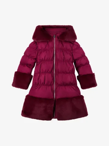 Meisjes Winterjas Aurora Deep Cherry