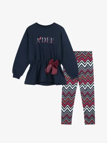 Meisjes Set Legging Celine Dark Navy