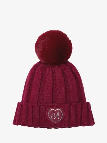 Meisjes Muts Bobbie Deep Cherry