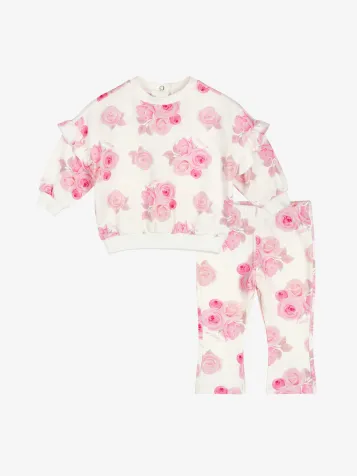Meisjes Baby Joggingpak Dakota Snow Wit