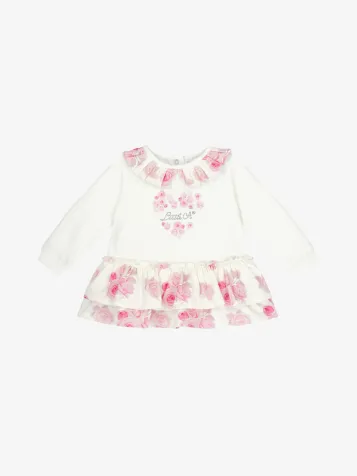 Meisjes Baby Jurk Darla Snow Wit