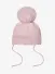 ADee Meisjes Baby Muts Diamond Pale Roze