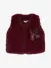 ADee Meisjes Gilet Anna Deep Cherry