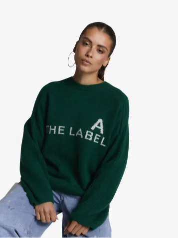 Ladies Knitted The Label Pullover
