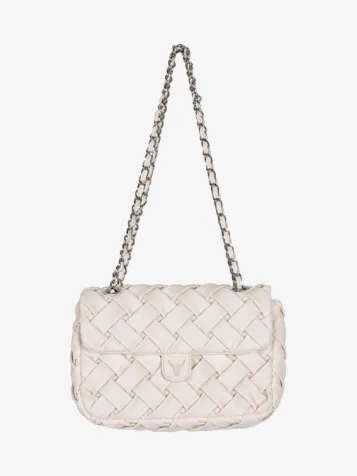 Dames Tas Boucle Cream