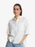 Alix The Label Dames Blouse Modal Short Sleeve Soft Wit