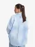 Alix The Label Dames Blouse Faded Stripe Soft Blauw