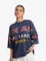 Alix The Label Dames T-shirt Big Alix Alix Navy