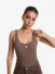 Alix The Label Dames Tank Top Bruin